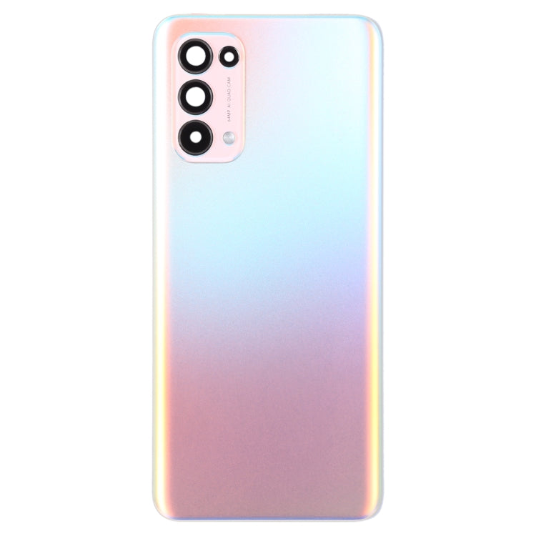 For OPPO Reno5 4G CPH2159 Original Battery Back Cover (Orange)