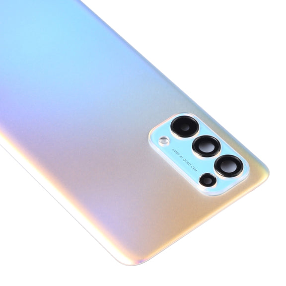 For OPPO Reno5 4G CPH2159 Original Battery Back Cover (Orange)
