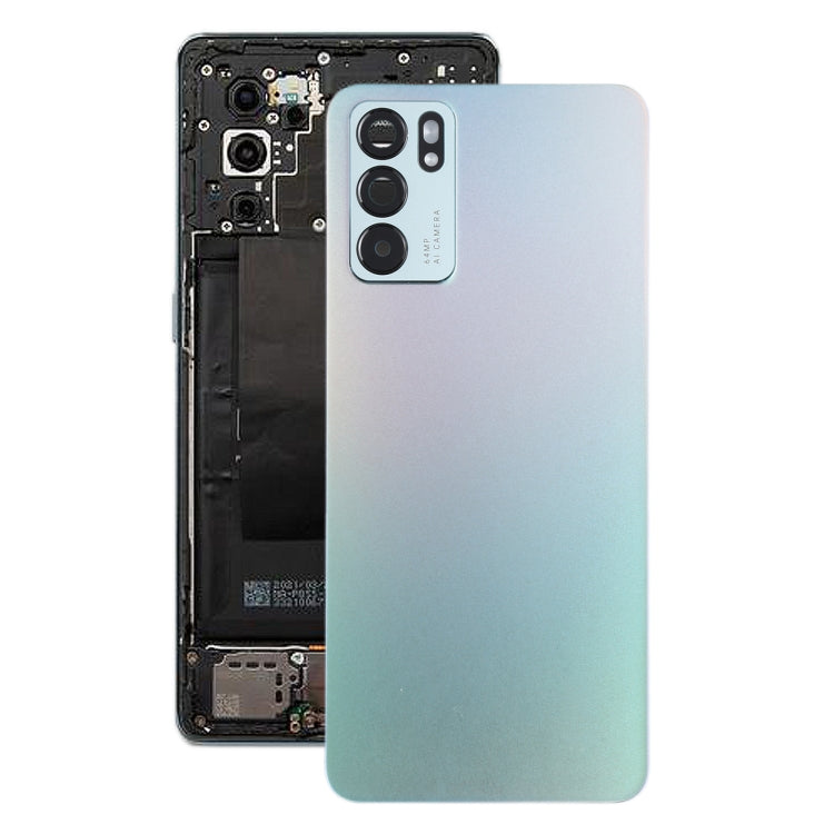 For OPPO Reno6 5G PEQM00, CPH2251 Original Battery Back Cover (Twilight)