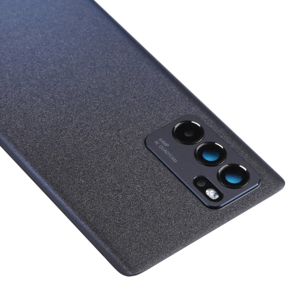 For OPPO Reno6 Pro 5G PEPM00, CPH2249 Original Battery Back Cover (Black)