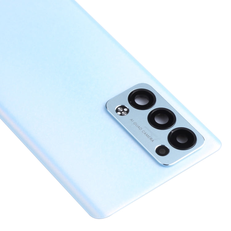 For OPPO Reno6 Pro+ 5G / Reno6 Pro 5G Snapdragon CPH2247, PENM00 Original Battery Back Cover (Blue)