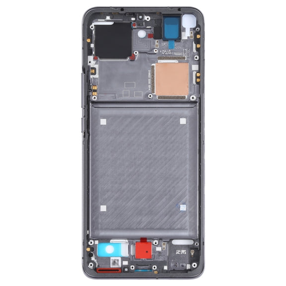 Original Front Housing LCD Frame Bezel Plate for Xiaomi Mi 11 Pro M2102K1AC (Black)