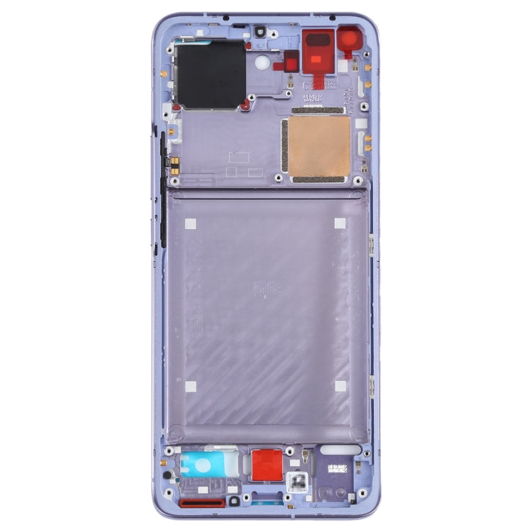 Original Front Housing LCD Frame Bezel Plate for Xiaomi Mi 11 Pro M2102K1AC (Purple)