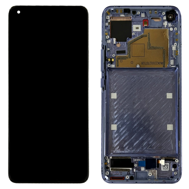 Original LCD Screen for Xiaomi Mi 11 M2011K2C, M2011K2G Digitizer Full Assembly with Frame(Purple)