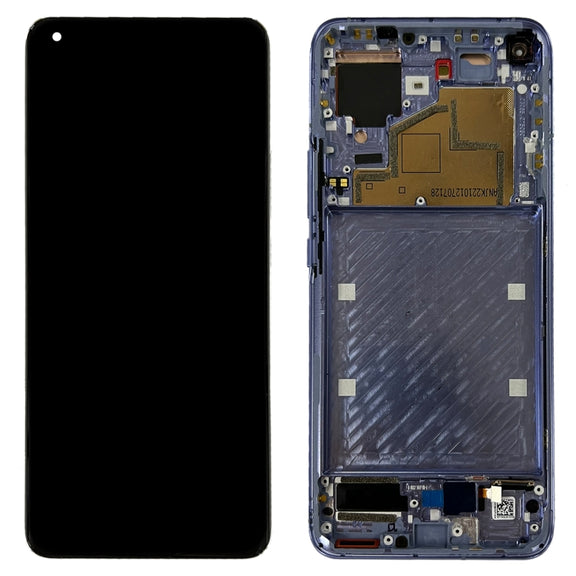 Original LCD Screen for Xiaomi Mi 11 M2011K2C, M2011K2G Digitizer Full Assembly with Frame(Purple)