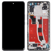 Original OLED LCD Screen for Honor V40 Lite Digitizer Full Assembly with Frame(Black)