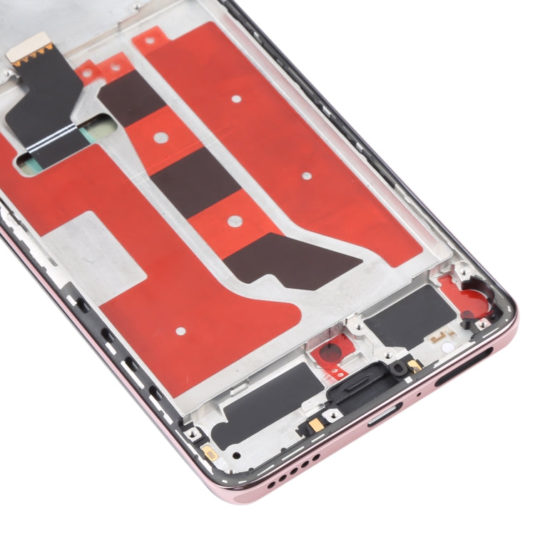 Original OLED LCD Screen for Honor 50 Digitizer Full Assembly with Frame(Pink)