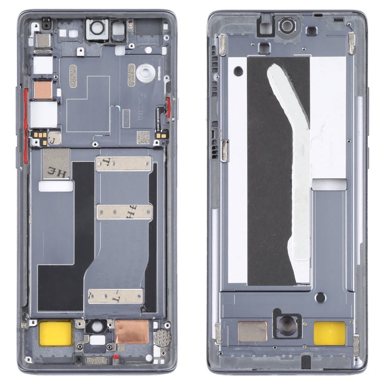 Original Front Housing LCD Frame Bezel Plate for TCL 20 Pro 5G (Black)