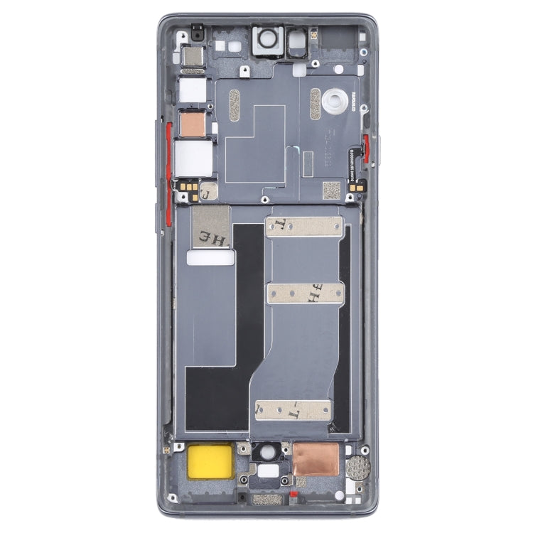 Original Front Housing LCD Frame Bezel Plate for TCL 20 Pro 5G (Black)