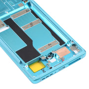 Original Front Housing LCD Frame Bezel Plate for TCL 20 Pro 5G (Blue)