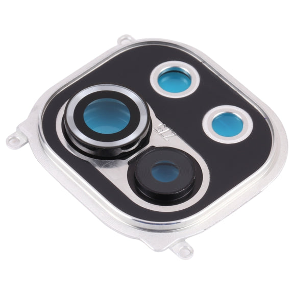 Back Camera Lens Frame for Xiaomi Mi 11 M2011K2C, M2011K2G (Silver)