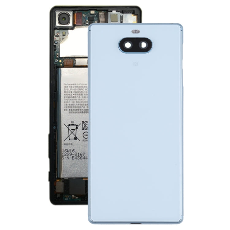 For Sony Xperia 8 Battery Back Cover with Middle Frame & Camera Lens Cover(Green)