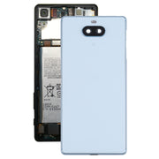 For Sony Xperia 8 Battery Back Cover with Middle Frame & Camera Lens Cover(Green)