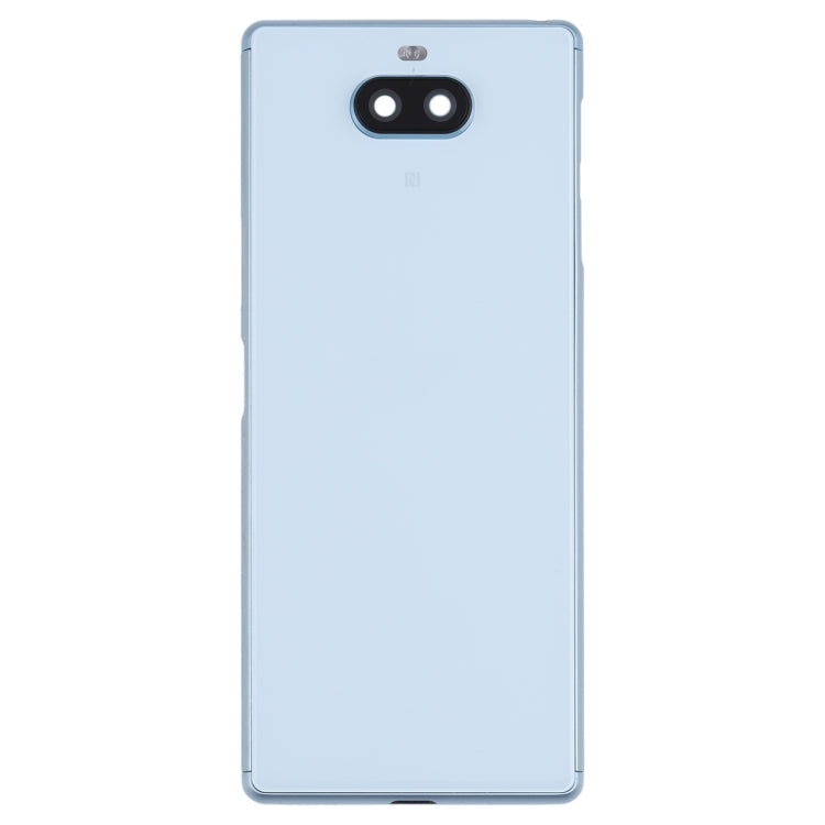 For Sony Xperia 8 Battery Back Cover with Middle Frame & Camera Lens Cover(Silver)