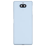 For Sony Xperia 8 Battery Back Cover with Middle Frame & Camera Lens Cover(Silver)
