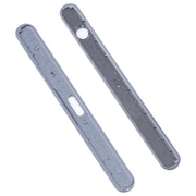 1 Pair Upper and Lower Part Sidebar For Sony Xperia XZ1(Blue)