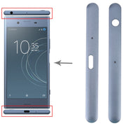 1 Pair Upper and Lower Part Sidebar For Sony Xperia XZ1(Blue)