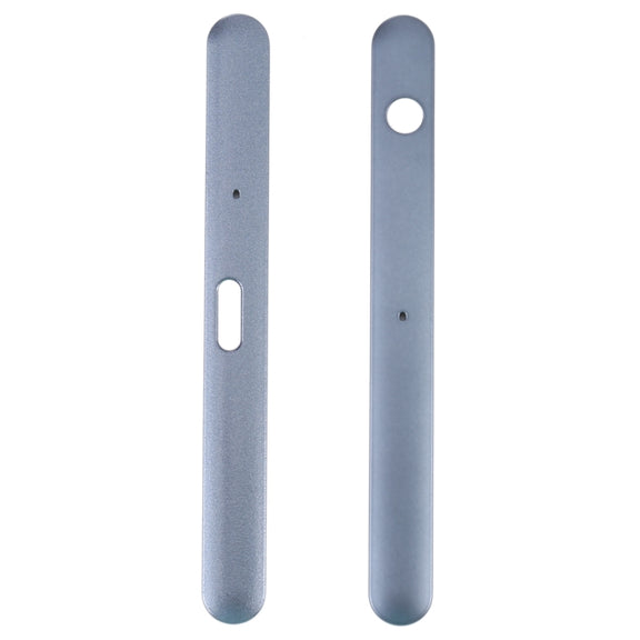 1 Pair Upper and Lower Part Sidebar For Sony Xperia XZ1(Blue)