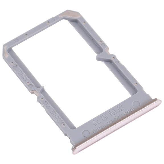 For OPPO Reno5 5G / Find X3 Lite PEGM00 PEGT00 CPH2145  SIM Card Tray + SIM Card Tray(Gold)