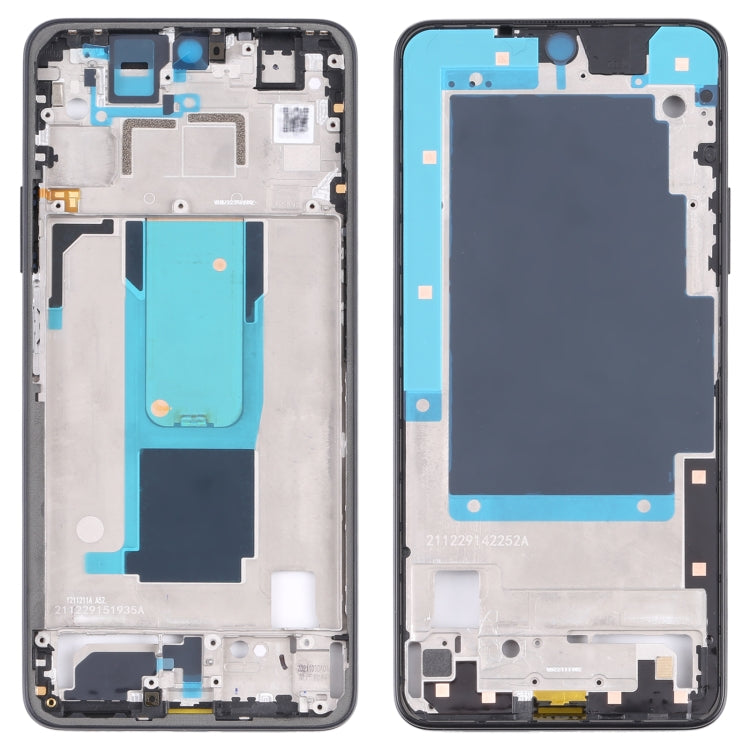Original Front Housing LCD Frame Bezel Plate for Xiaomi Redmi Note 11 Pro (China) 21091116C / Redmi Note 11 Pro+ 5G / 11i / 11i HyperCharge 5G 21091116UI(Black)