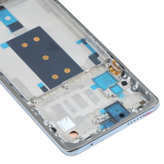 Original OLED LCD Screen for Xiaomi Mi 11T / 11T Pro Digitizer Full Assembly with Frame(Silver)