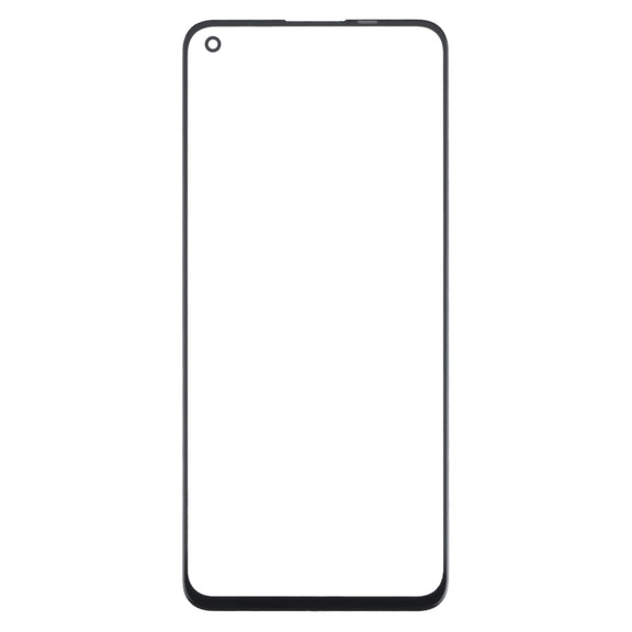 For OnePlus Nord 2 5G DN2101 DN2103 Front Screen Outer Glass Lens (Black)