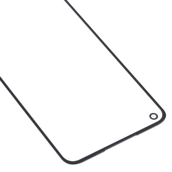 For OnePlus Nord N200 5G DE2118 Front Screen Outer Glass Lens (Black)