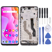 TFT LCD Screen for TCL 10L / 10 Lite T770H Digitizer Full Assembly with Frame (Black)