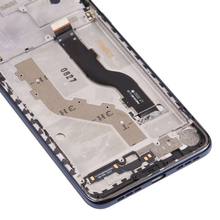 TFT LCD Screen for TCL 10L / 10 Lite T770H Digitizer Full Assembly with Frame (Black)