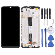 Original LCD Screen and Digitizer Full Assembly with Frame for Xiaomi Redmi 9A / Redmi 9C / Redmi 9C NFC / Redmi 9AT / Redmi 9i / Redmi 9 Activ / Poco C31 / Redmi 10A(Black)