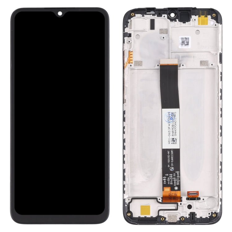 Original LCD Screen and Digitizer Full Assembly with Frame for Xiaomi Redmi 9A / Redmi 9C / Redmi 9C NFC / Redmi 9AT / Redmi 9i / Redmi 9 Activ / Poco C31 / Redmi 10A(Black)