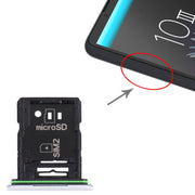 Original SIM Card Tray + SIM Card Tray / Micro SD Card Tray for Sony Xperia 10 III(White)