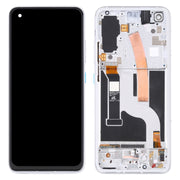 Original AMOLED LCD Screen for Asus Zenfone 8 ZS590KS Digitizer Full Assembly with Frame���Silver)