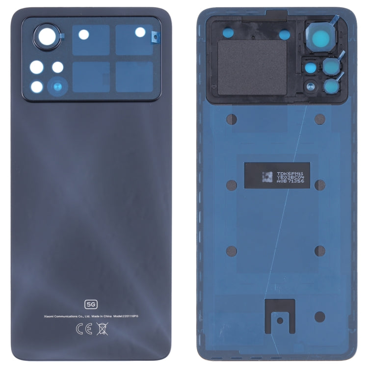 Original Battery Back Cover for Xiaomi Poco X4 Pro 5G (Black)