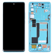 Original LCD Screen for TCL 20 Pro 5G T810H Digitizer Full Assembly with Frame (Blue)