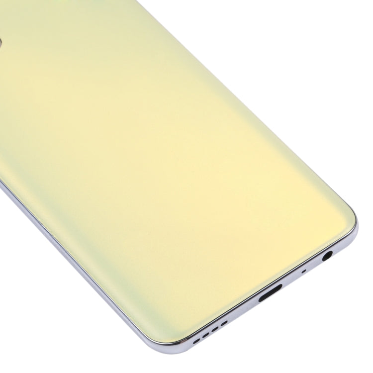 For OPPO Realme Q3 Pro 5G / Realme Q3 Pro Carnival Original Battery Back Cover + Middle Frame (Yellow)