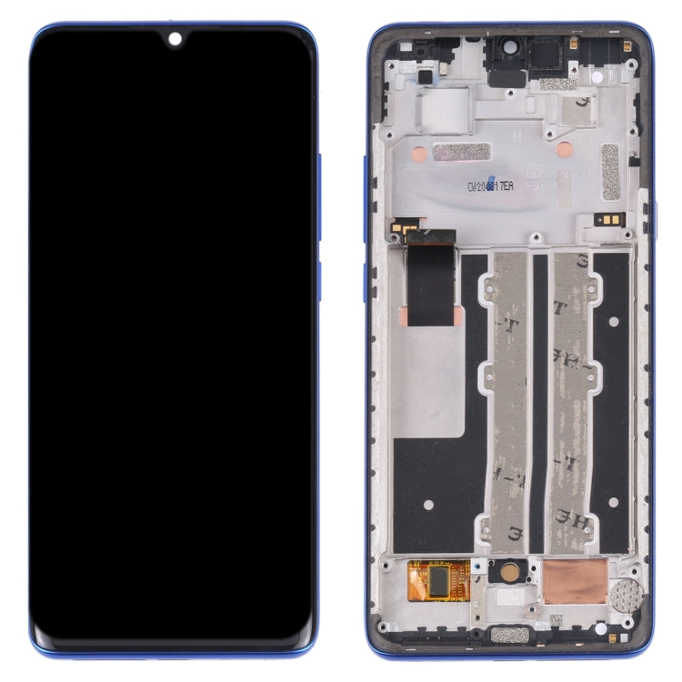 Original LCD Screen for TCL 10 Plus with Digitizer Full Assembly with Frame(Blue)