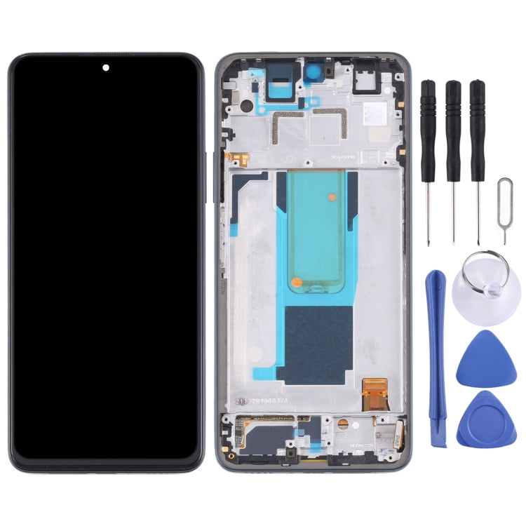 Original LCD Screen and Digitizer Full Assembly with Frame for Xiaomi Redmi Note 11 Pro China/Redmi Note 11 Pro+ 5G/11i/11i HyperCharge(Green)