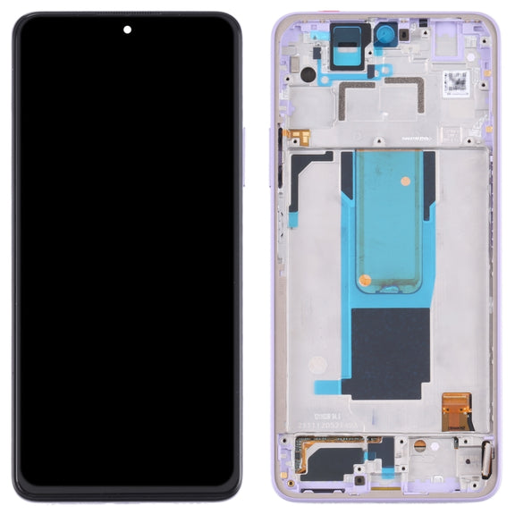 Original LCD Screen and Digitizer Full Assembly with Frame for Xiaomi Redmi Note 11 Pro China/Redmi Note 11 Pro+ 5G/11i/11i HyperCharge(Purple)