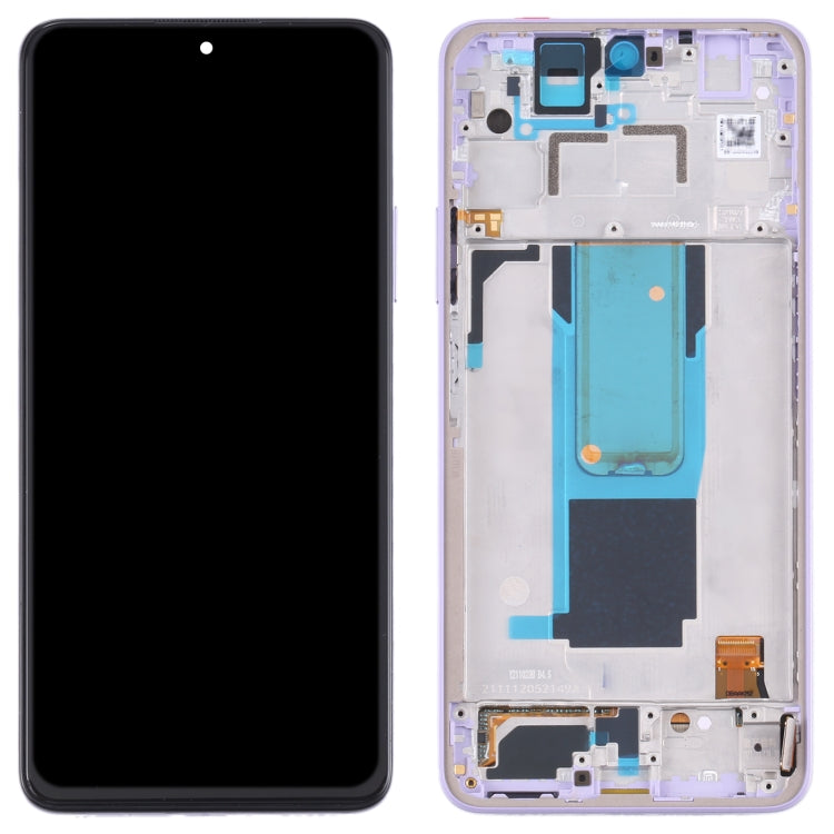 Original LCD Screen and Digitizer Full Assembly with Frame for Xiaomi Redmi Note 11 Pro China/Redmi Note 11 Pro+ 5G/11i/11i HyperCharge(Purple)