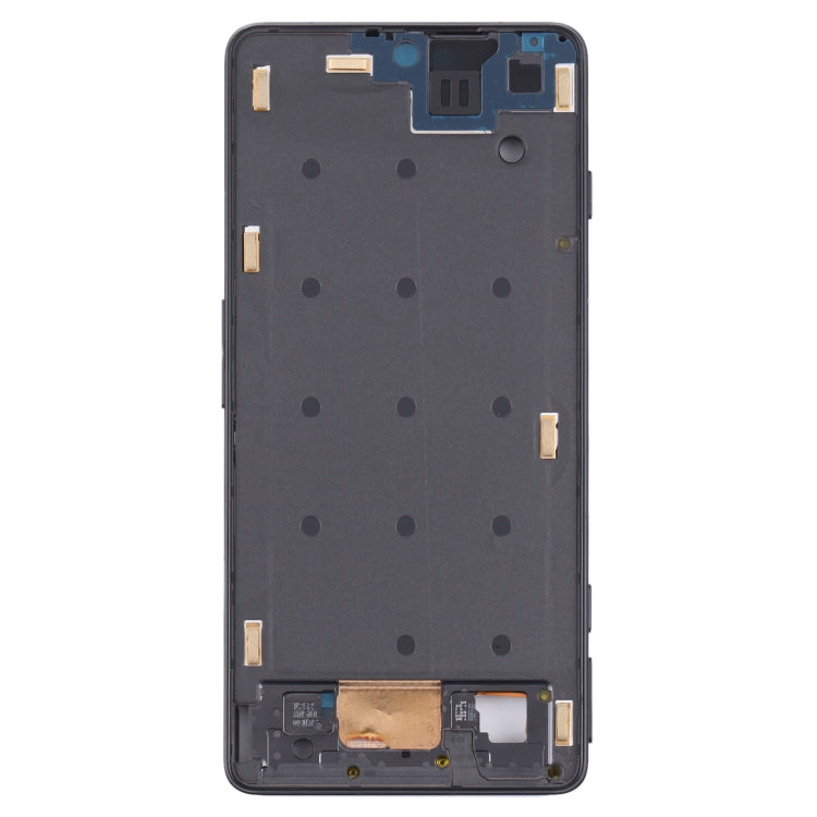 Front Housing LCD Frame Bezel Plate for Xiaomi Redmi K50 Gaming/Poco F4 GT(Black)