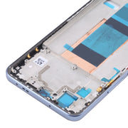 Front Housing LCD Frame Bezel Plate for Xiaomi Redmi K40S / Poco F4(Blue)