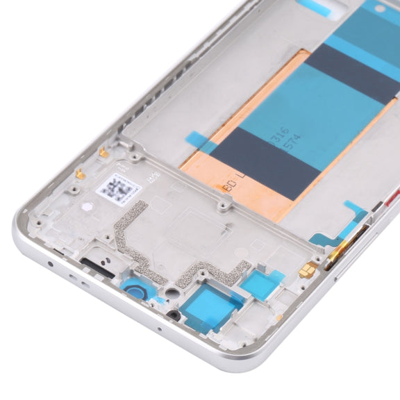 Front Housing LCD Frame Bezel Plate for Xiaomi Redmi K40S / Poco F4(Silver)