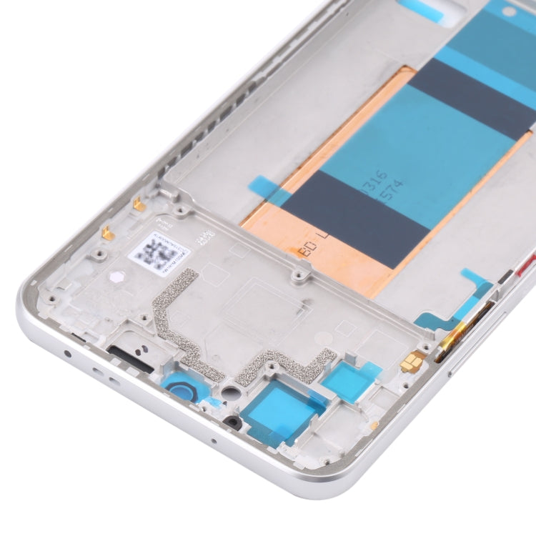 Front Housing LCD Frame Bezel Plate for Xiaomi Redmi K40S / Poco F4(Silver)