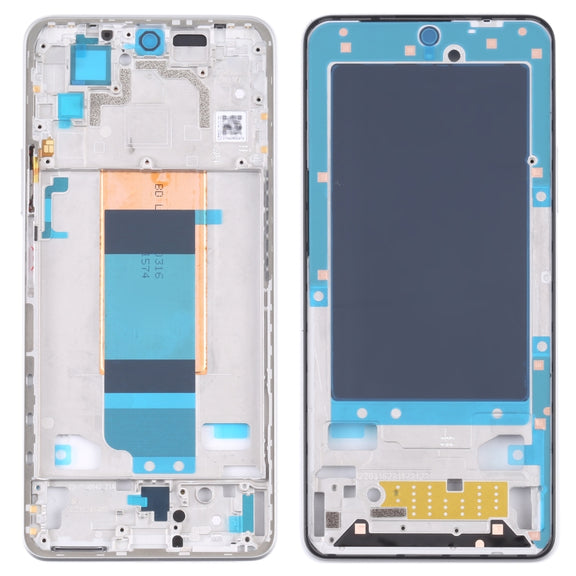 Front Housing LCD Frame Bezel Plate for Xiaomi Redmi K40S / Poco F4(Silver)