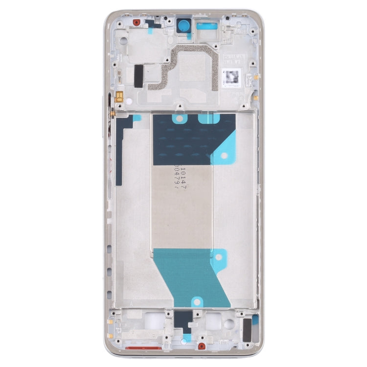 Front Housing LCD Frame Bezel Plate for Xiaomi Redmi K50 / Redmi K50 Pro(Silver)