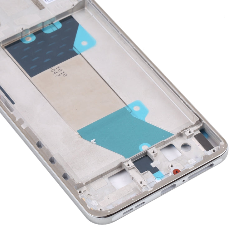 Front Housing LCD Frame Bezel Plate for Xiaomi Redmi K50 / Redmi K50 Pro(Silver)