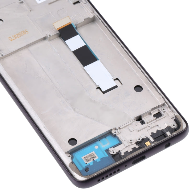 TFT LCD Screen for Motorola Moto G 5G Digitizer Full Assembly with Frame (Purple)