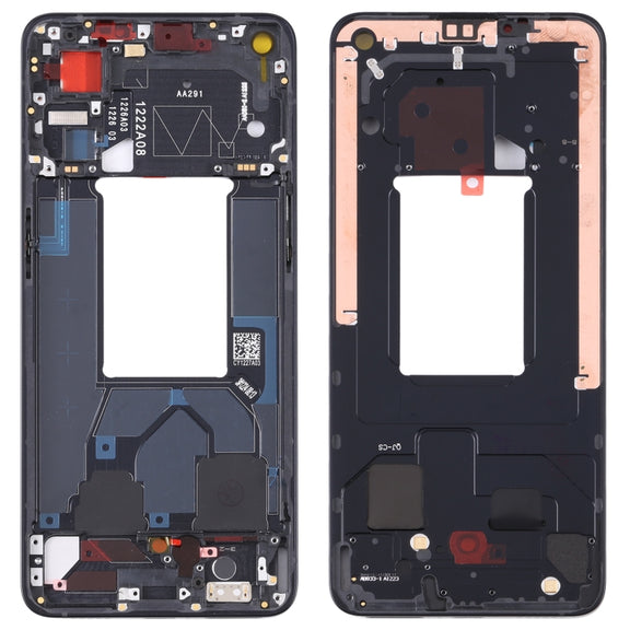 For OPPO Reno7 5G China PFJM10 Original Front Housing LCD Frame Bezel Plate (Black)