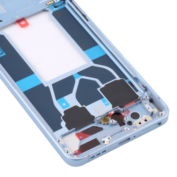 For OPPO Reno6 5G PEQM00 CPH2251 Original Front Housing LCD Frame Bezel Plate (Blue)